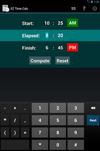 EZ Time Calculator screenshot 8