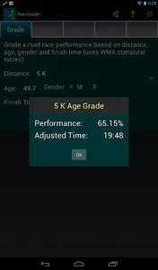 Run Grader: Age-Grading + screenshot 10