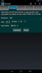 Run Grader: Age-Grading + screenshot 11
