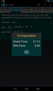 Run Grader: Age-Grading + screenshot 12