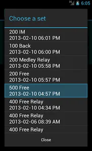 Swim Splitter Split Calculator screenshot 2