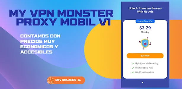 MyVPN Monster - Proxy Mobil screenshot 3