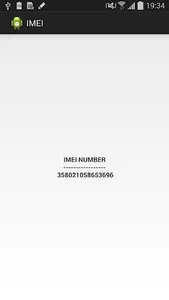 My IMEI screenshot 1