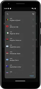 Justin Currency Converter screenshot 1