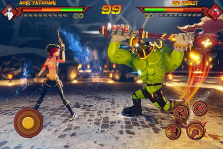 Anime Girl Battle Fighting RPG screenshot 0