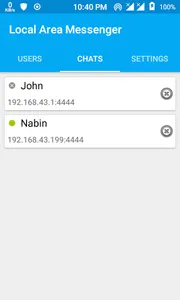 LAN Messenger - P2P Offline Ch screenshot 2