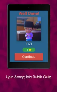 Upin & Ipin Rubik Quiz screenshot 10