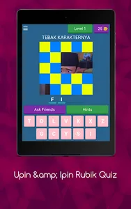 Upin & Ipin Rubik Quiz screenshot 11