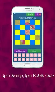 Upin & Ipin Rubik Quiz screenshot 6
