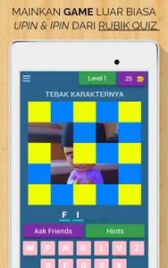 Upin & Ipin Rubik Quiz screenshot 7