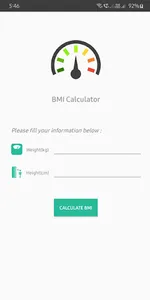 BMI Calculator screenshot 0