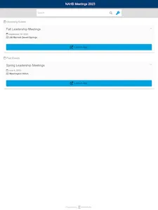 NAHB Meetings 2023 screenshot 2