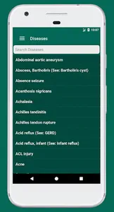 Medical Diseases Dictionary screenshot 0