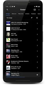 TimberX Music Player screenshot 2