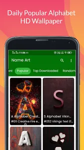 Name Art - Alphabet  Wallpaper screenshot 20