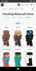 NameMC: Minecraft Skins screenshot 2