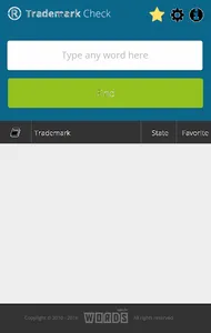 a! Trademark Search screenshot 0