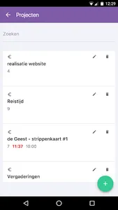 Nanda - Urenregistratie screenshot 3