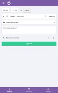 Nanda - Urenregistratie screenshot 4
