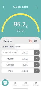 Protein Log screenshot 1