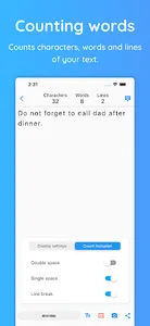 Word Count Notepad screenshot 0