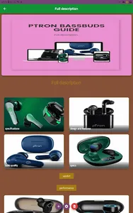 PTron Bassbuds Guide screenshot 3