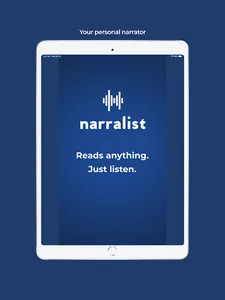 Narralist: Text to Speech Read screenshot 4