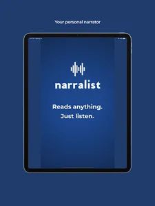 Narralist: Text to Speech Read screenshot 8