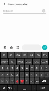 Poker Hand History Keyboard screenshot 1