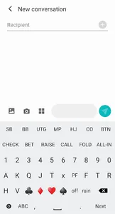Poker Hand History Keyboard screenshot 4
