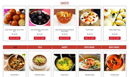 Nathu Sweets Global screenshot 1