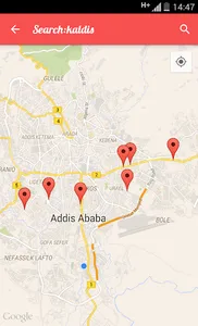 Zuret: Addis Ababa Places Map screenshot 3