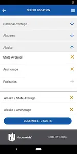 Nationwide LTC Cost Calculator screenshot 2