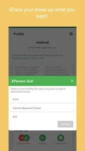 XPenses Xcel screenshot 5