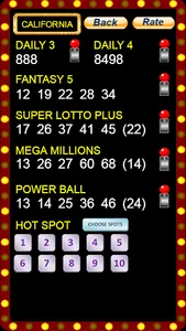 Lotto Number Generator screenshot 2