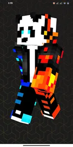 Ice Fire Skin For Minecraft PE screenshot 1