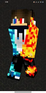 Ice Fire Skin For Minecraft PE screenshot 2