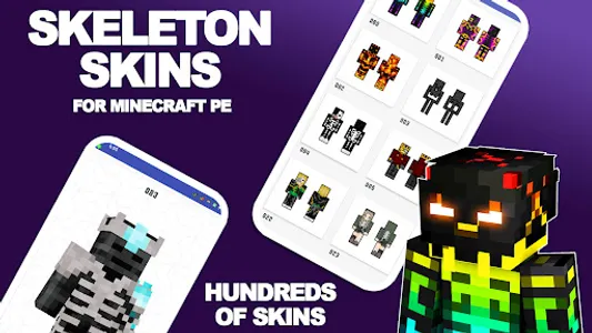 Skeleton Skins For MCPE screenshot 7
