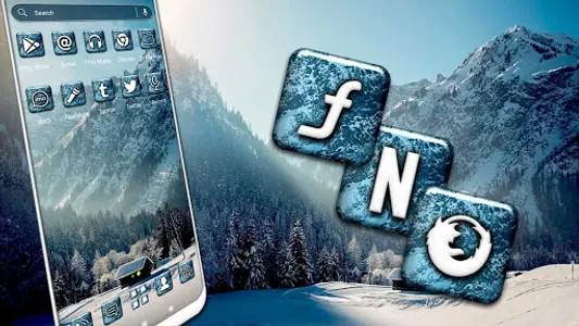 Winter Cottage Theme Launcher screenshot 3