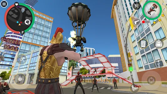 Rope Hero: Cheatground MOD screenshot 16