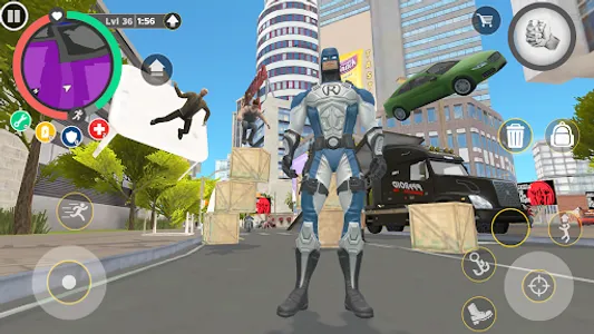 Rope Hero: Cheatground MOD screenshot 24