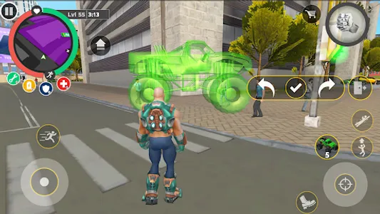 Rope Hero: Cheatground MOD screenshot 25