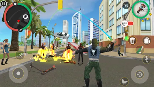 Rope Hero: Cheatground MOD screenshot 4