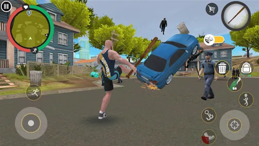 Rope Hero: Cheatground MOD screenshot 5