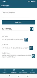 Password checker, generator screenshot 2