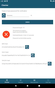 Password checker, generator screenshot 8