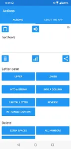 Text tools screenshot 0