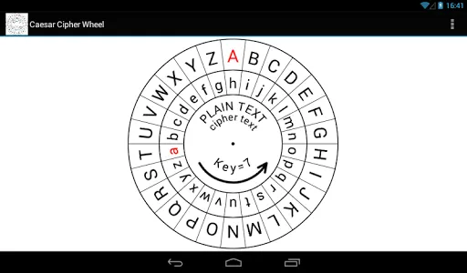 Caesar Cipher Disk screenshot 0