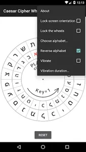 Caesar Cipher Disk screenshot 5