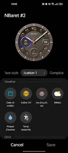 NBaret n2 Watch Face screenshot 2